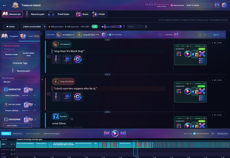 The StellAurator studio in the Chromaluxe theme.