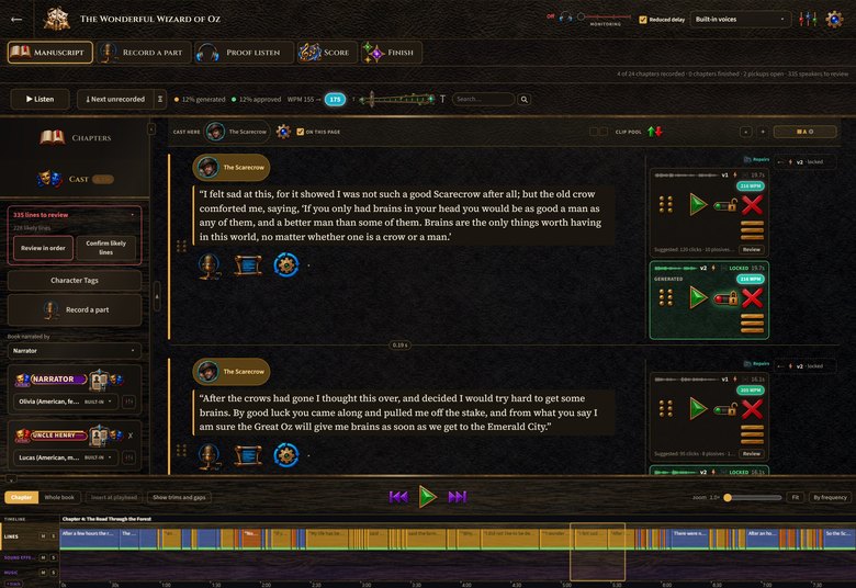 The StellAurator studio in the Fantasy theme.