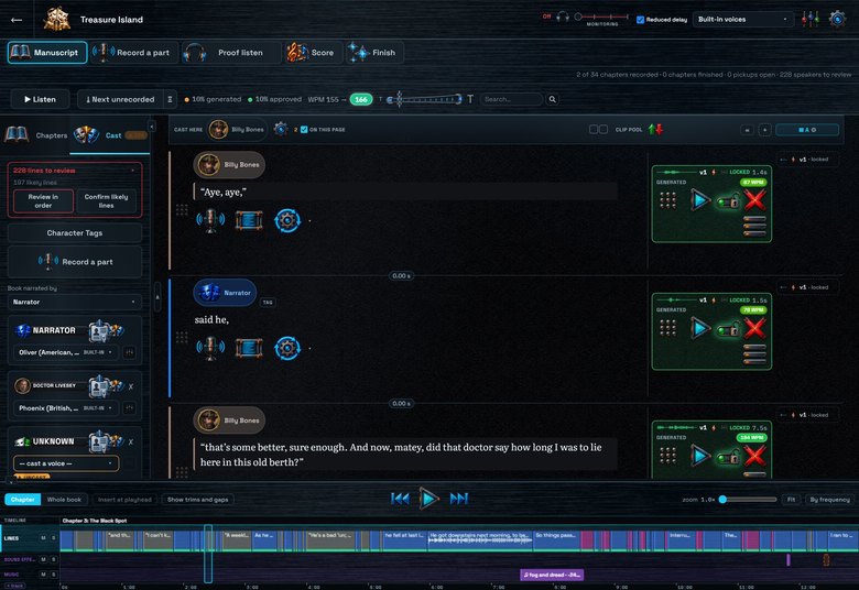The StellAurator studio in the Sci-fi theme.
